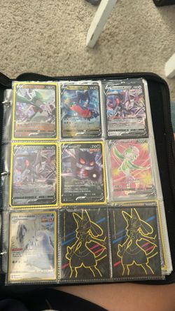 many pokémon cards mostly V’s