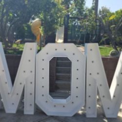 Marquee Letters. Draping 