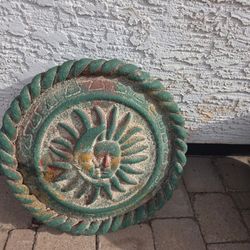 Mexican Pottery Sun And Moon Decorative Art 15" Home Garden Indoor Outdoor 