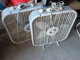 2 Window Fans 20 inch Box Fan