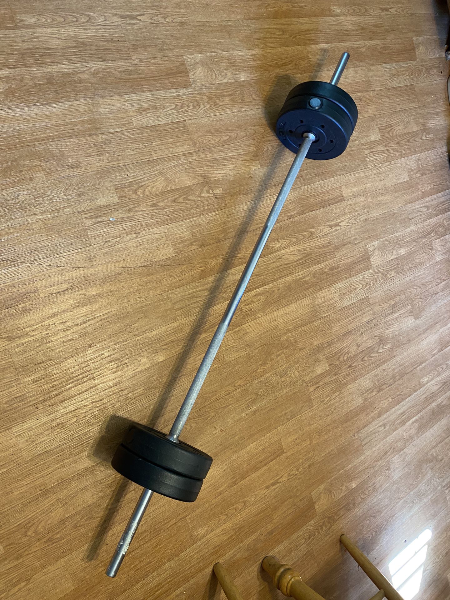 Weight Bar With Weights