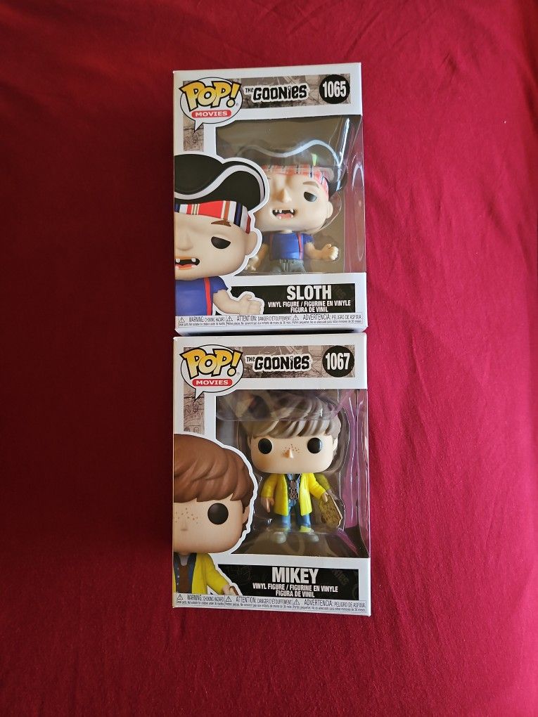 Funko Pop ,Movies Goonies- Sloth And Mikey