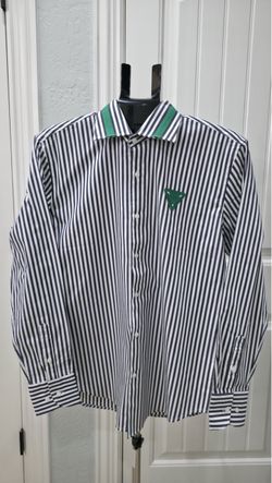 Bottega Veneta Men's Striped Button-Down Dress Shirt