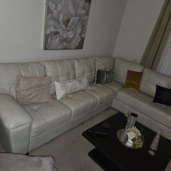 Leather Sectional 