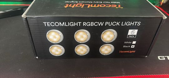 TECOMLIGHT RGBCW Puck Lights