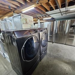 Huge Liquidation Sale Warehouse Full Of Nice Refurbished Reconditioned Certified Refrigerators Oven Stackable Washer Dryer Stove Free Warranty 