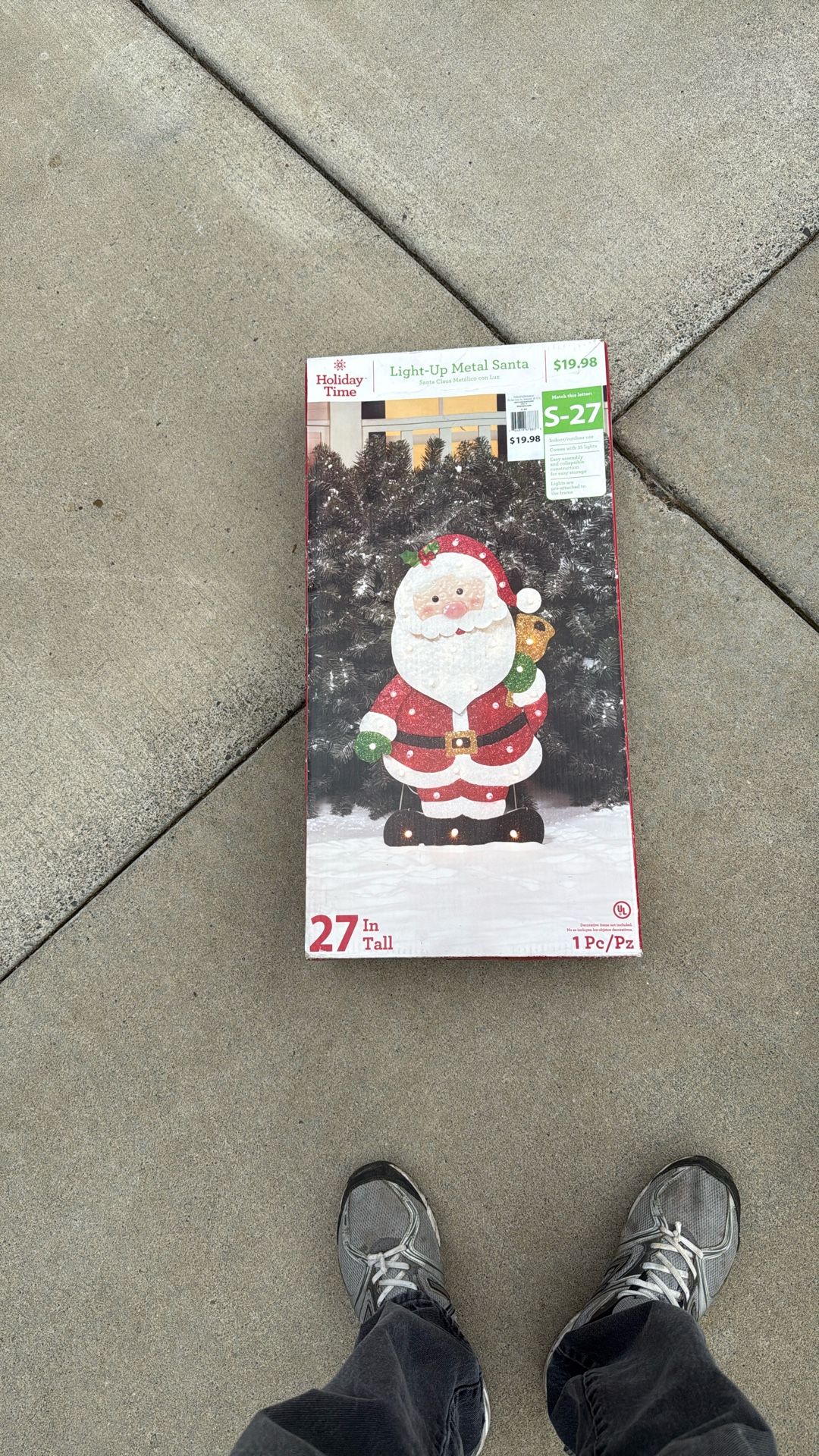 Light-up Santa