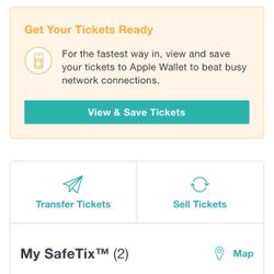 2 Dan and Shay concert Tickets For 9/7