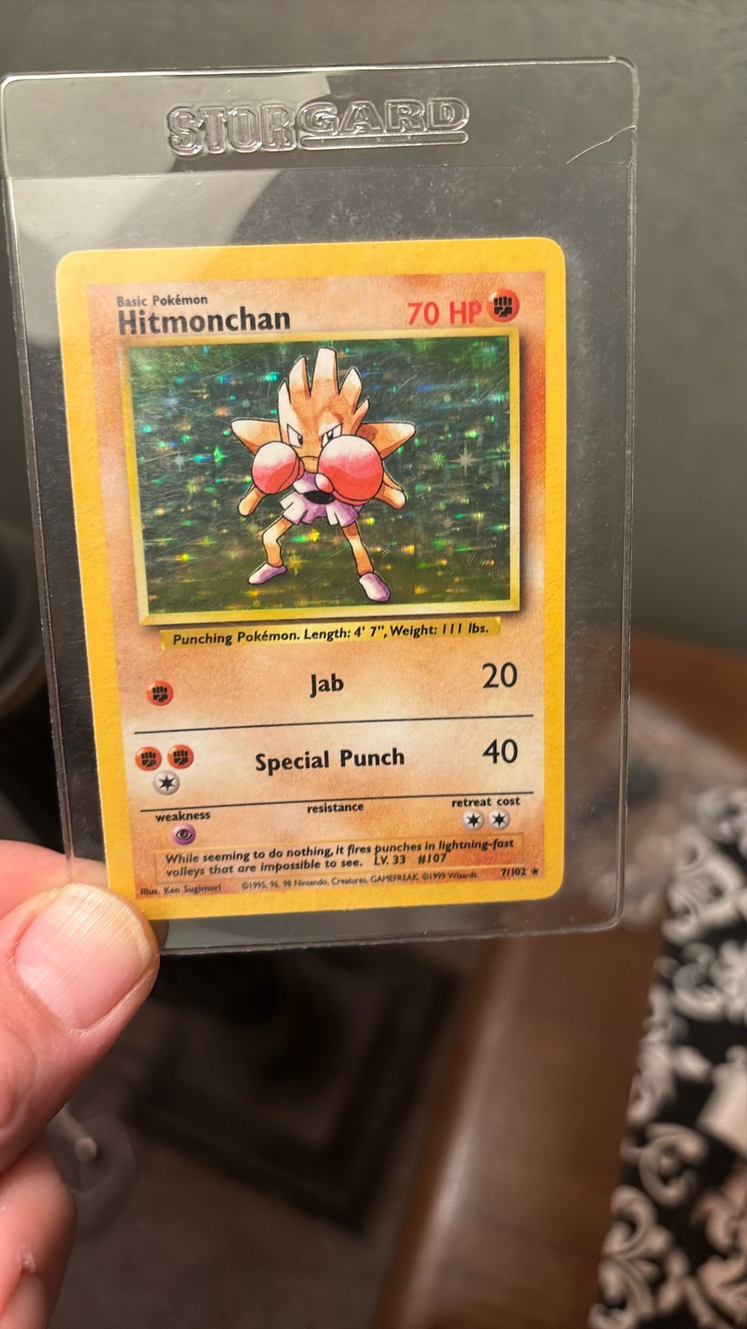 1st Edition Holographic Pokémon Card