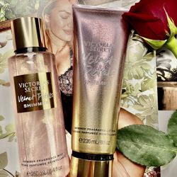 Victoria Secret Velvet Shimmer Set