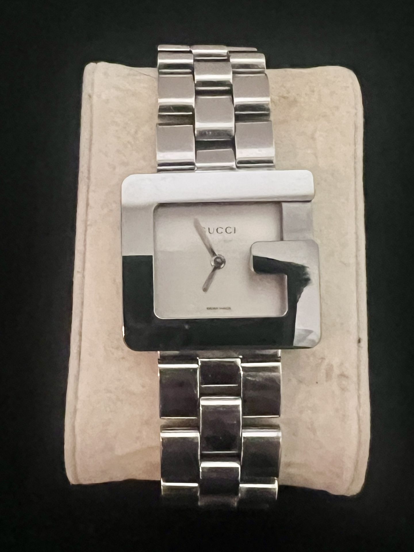 Authentic Gucci G-Watch 3600J Perl white face  UNISEX Quartz Watch 