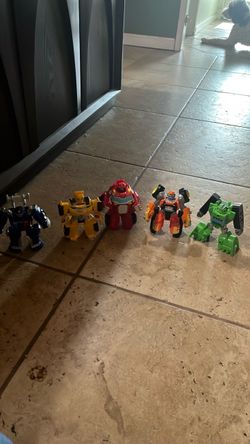 Transformers Rescue Bots Action Figure Lot of 5
