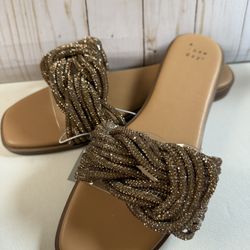 Target - A New Day Bronze Sandals - Size 9