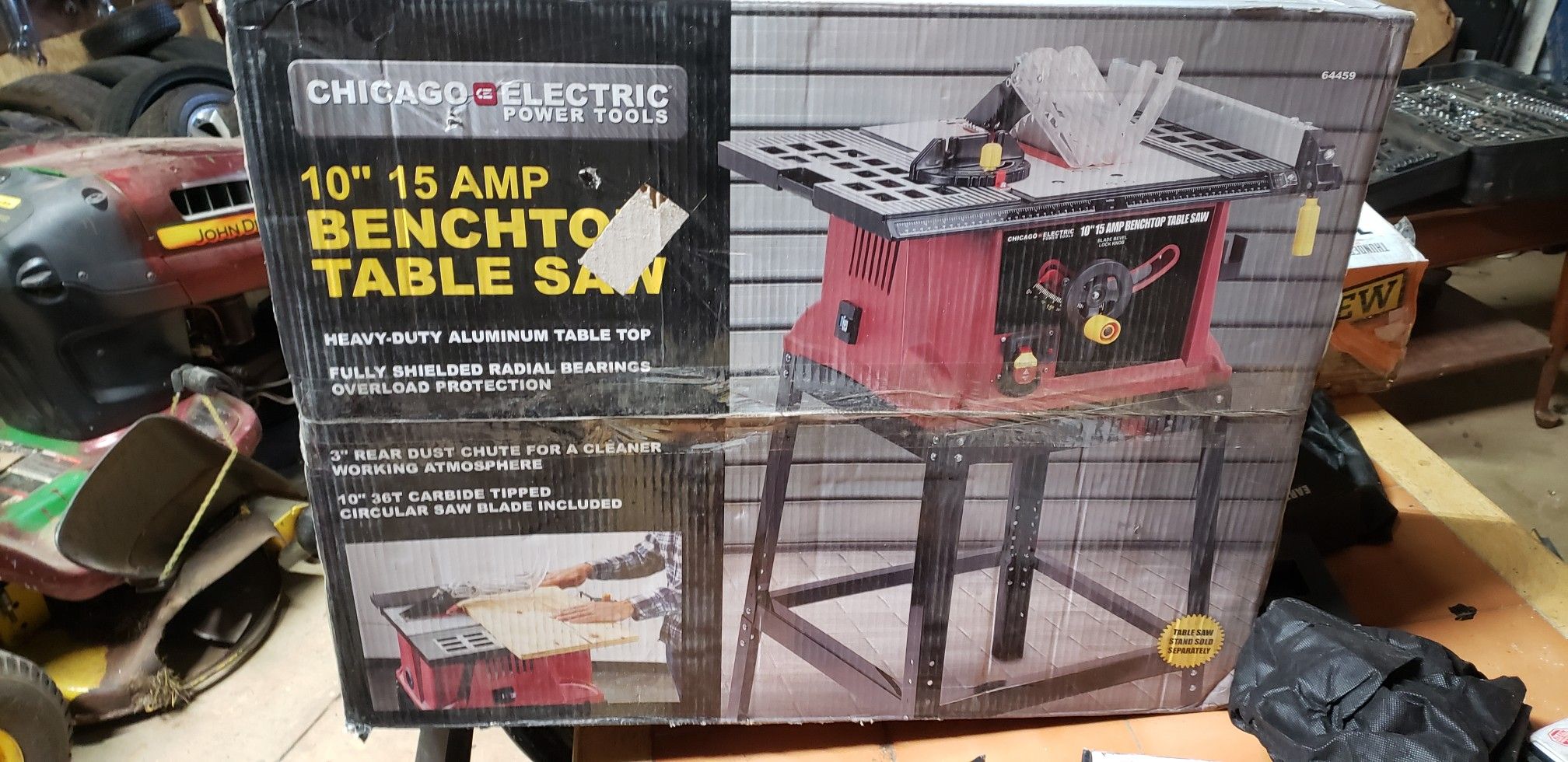 Chicago 15amp 10 inch table saw brand new