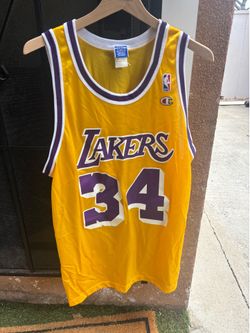 Lakers jersey shaq #34 large