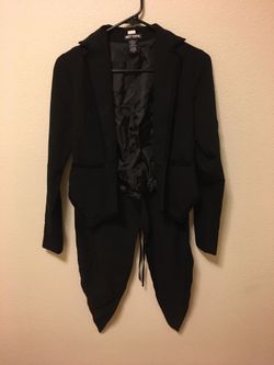 Hot Topic XS Tailcoat Blazer Coat Jacket With Tails Cosplay Costume