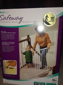KidCo Safeway Hardware Mount Gate. JPMA CERTIFIED BRAND NEW