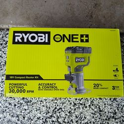 Router Ryobi 18v battery and charger included