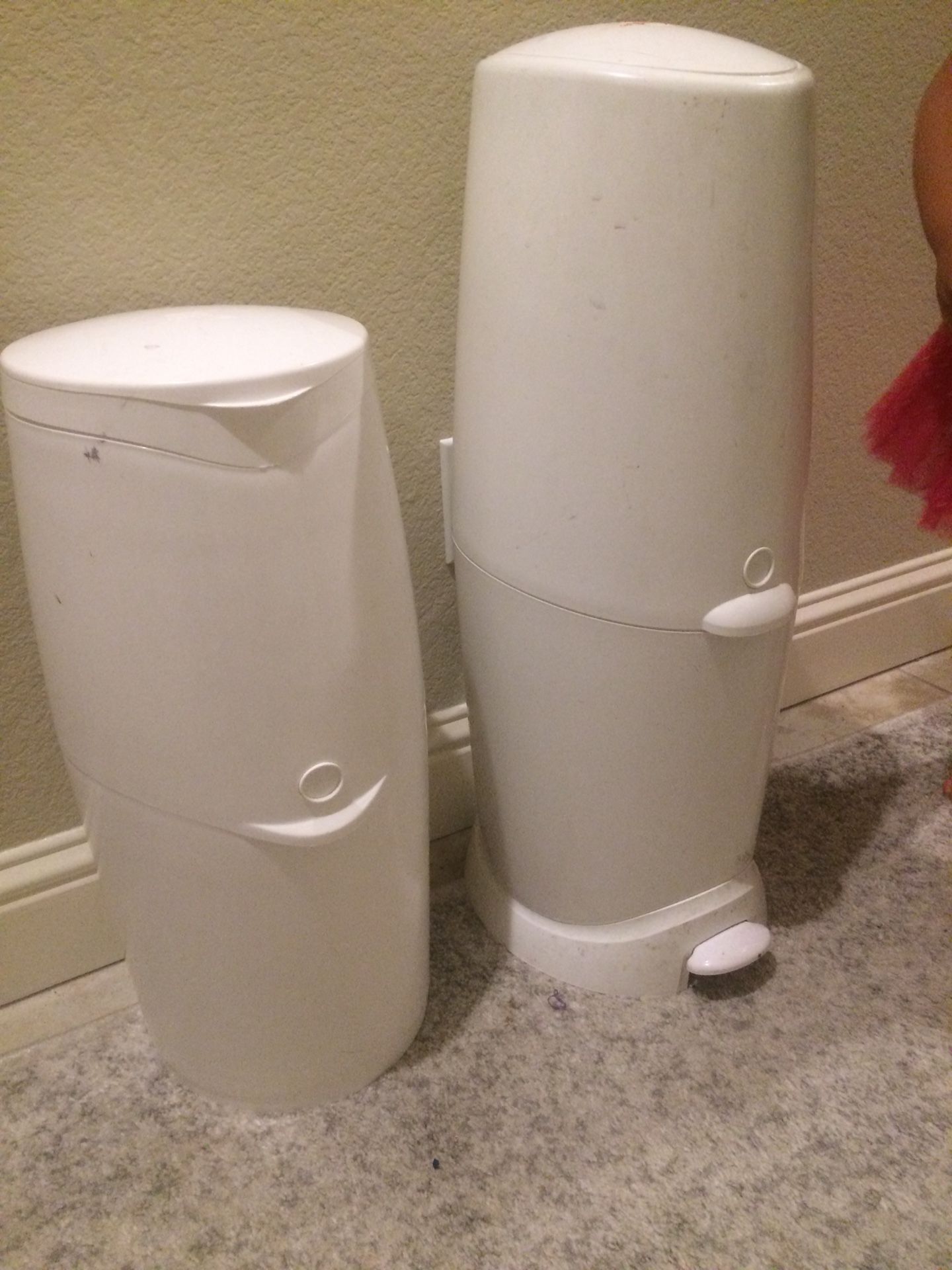 Diaper Genie. Reg and deluxe