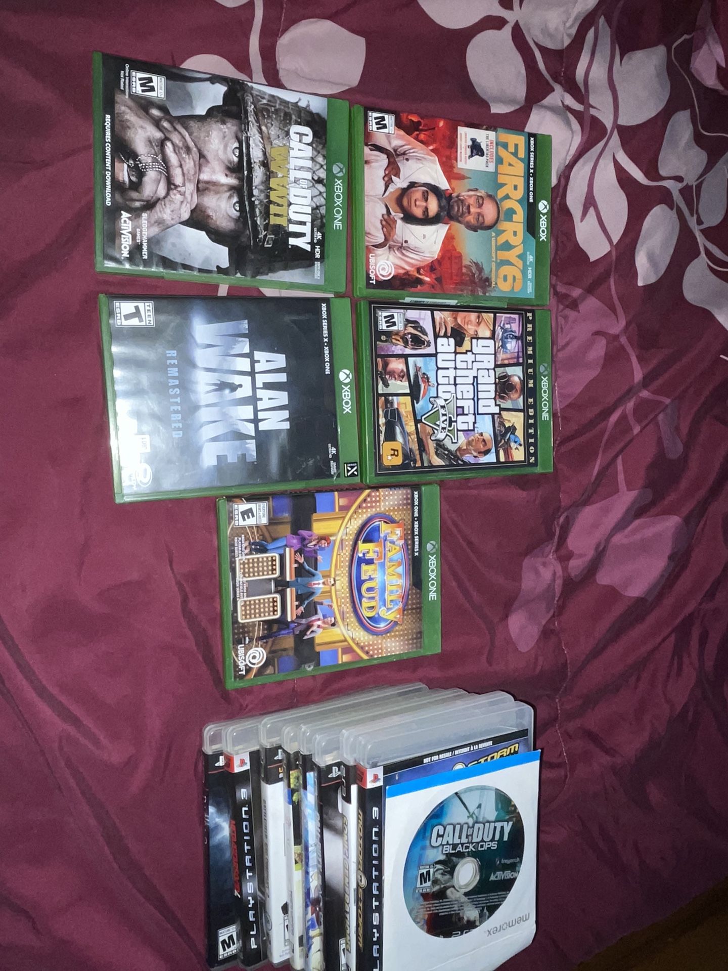 Xbox One Games And PS3 Games
