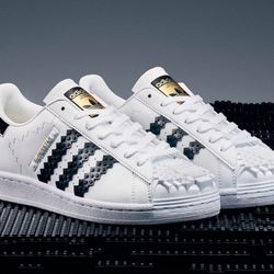 Adidas Lego x Superstar Plates Shoes GW5270 White Black Men's 6.5 women's 7.5  Without Box