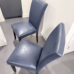 COLAMY Upholstered Parsons Dining Chairs Set of 2