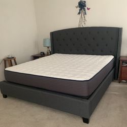 $699 Brand New King Bed Frame With Mattress (Read Description Below)