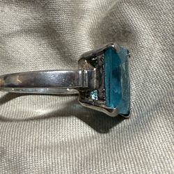 Vintage Blue Topaz Ring