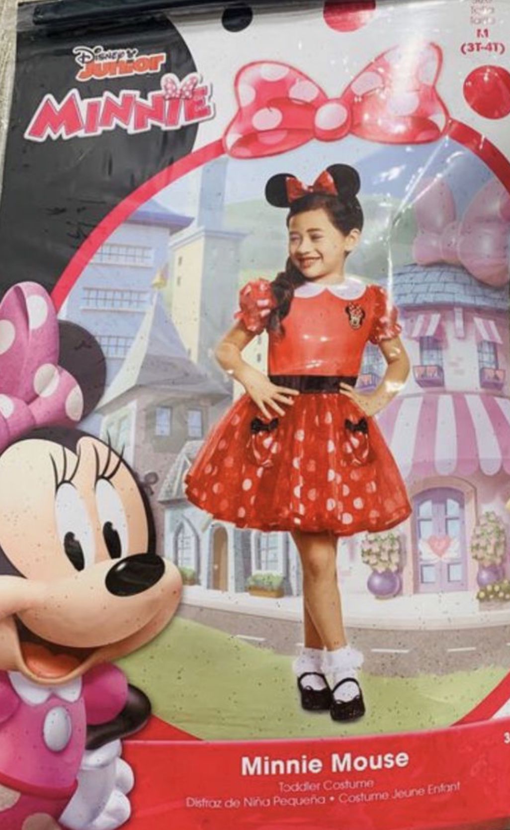 Halloween Costume - Minnie Mouse, Toddler Girl, Size 3T - 4T