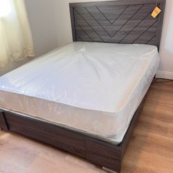 Cama Queen Size Nueva En Su Caja
