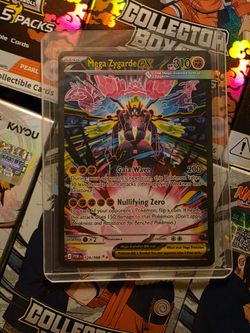 Mega Zygarde EX Pokémon Card 120/088 Secret Rare
