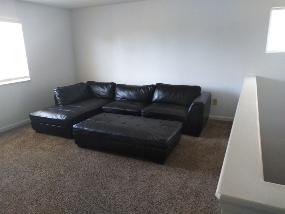 Sectional With Ottoman $500.00