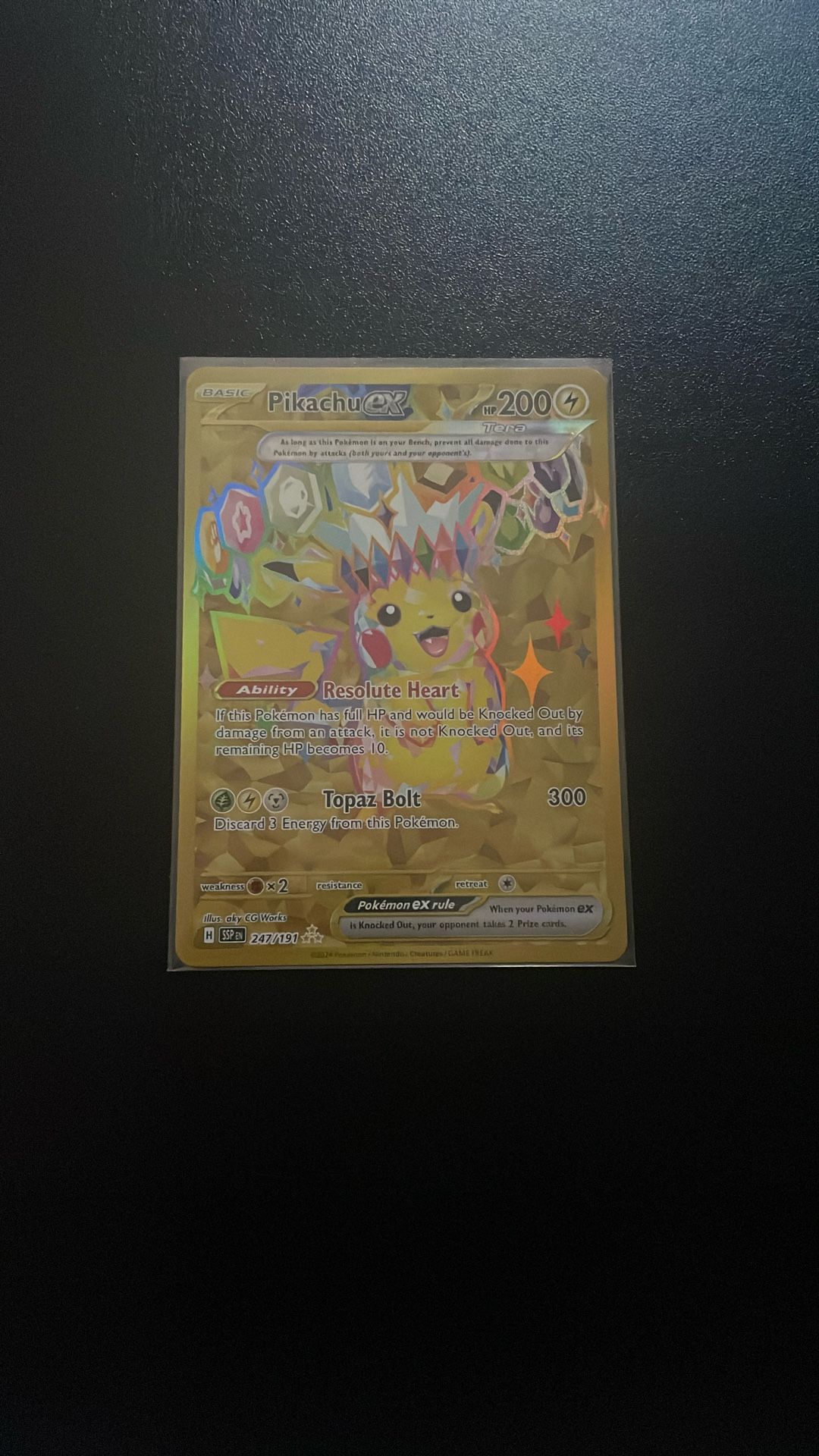 Pikachu EX Pokemon TCG
