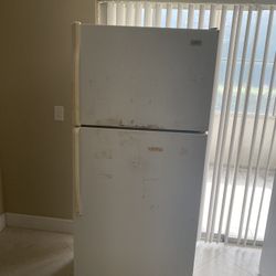Medium Size White Refrigerator $100
