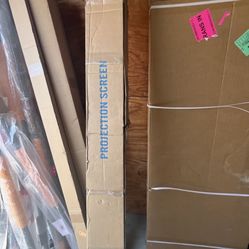 Powerextra 100 Inch Motorized Projector Screen with Wireless Remote Control 16:9 4K HD Wall/Ceiling Mounted Electric Movie Screen for Home Theater Pre