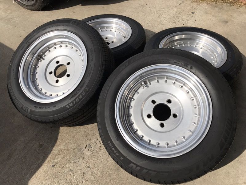 Centerline style wheels. 14x7 0 offest. 5x114.3 5x4.5