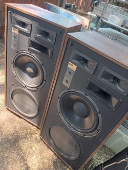 4 way epi magnus 12" woofer speakers home stereo rare 1980s vintage sound great