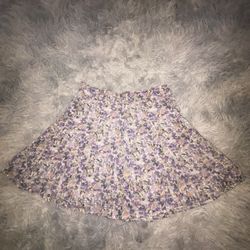 Purple mini skirt