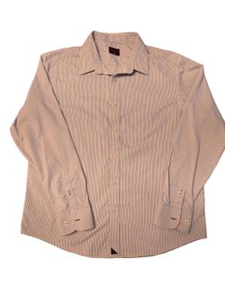 UNTUCKit Bardelli Striped Shirt – Size XL (Reg Fit) – White / Blue / Black