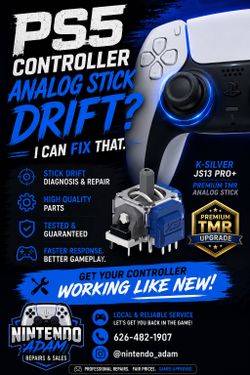 PS5 Controller Stick Drift Repair