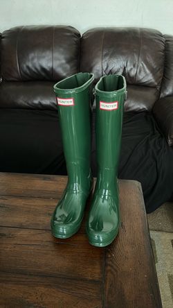 Hunter tall rain boots size 7