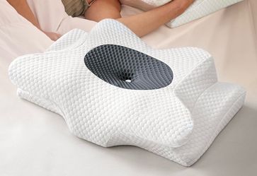 NEW Memory Foam Pillow, Ergonomic Side Sleeper Pillows, Cooling Orthopedic Pillow !