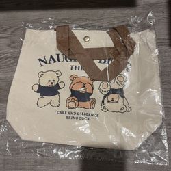 Bear Canvas Bag Canvas Tote Bags