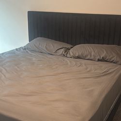 King Size Bed Frame + Bed 