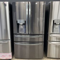 Lg Black Stainless Steel Refrigerator $$ $$  ZNP