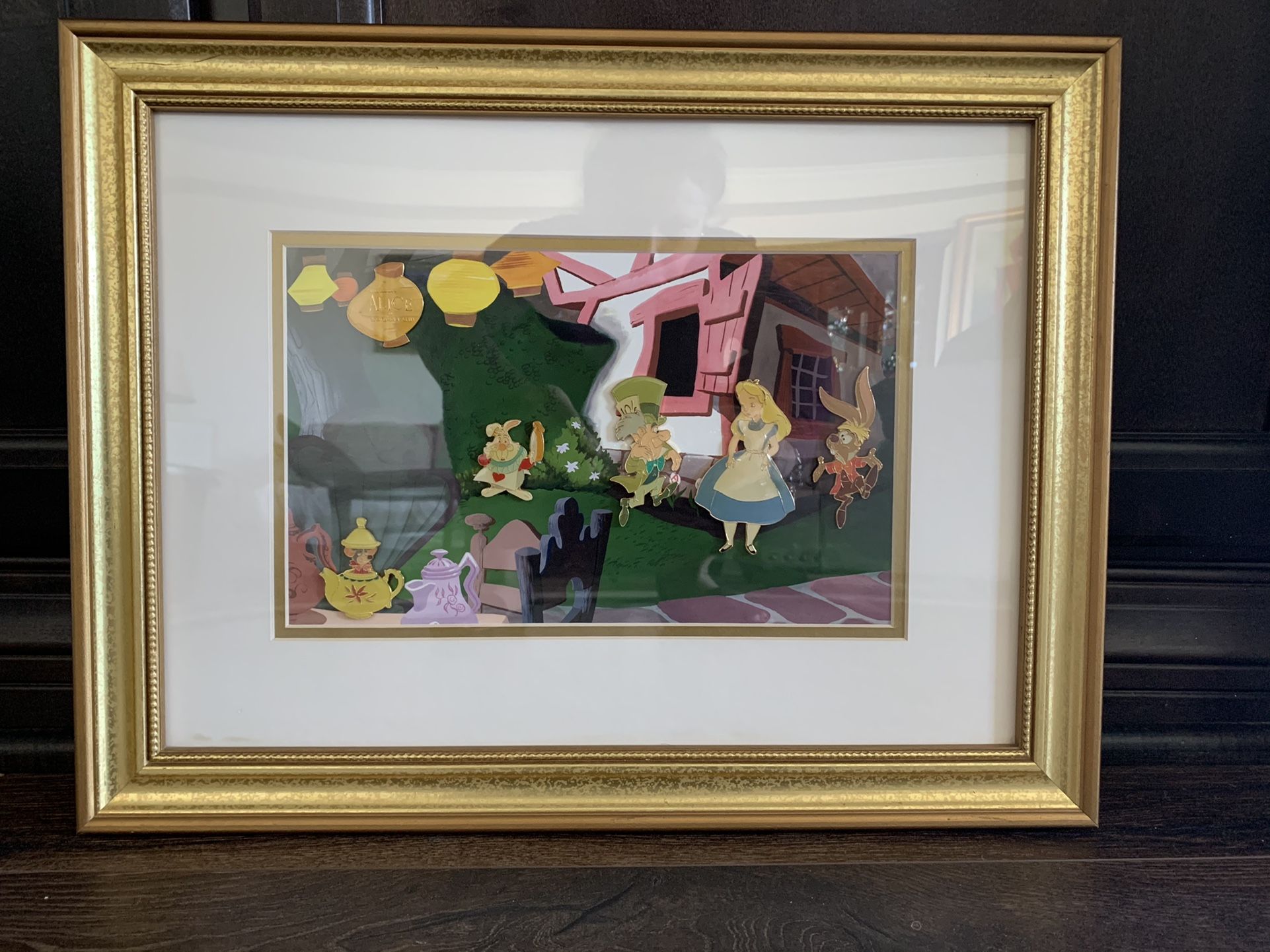 Framed Disney Alice In Wonderland Pin Set