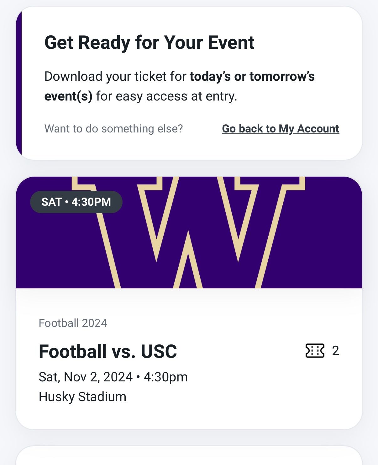 UW vs USC
