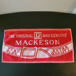 Vintage The Original and Genuine Mackeson Very Fine Extra Quality Beer Bar Towel