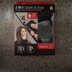 2-in-1 Speak & SNAP WIRELESS BLUETOOTH REMOTE & HANDSET