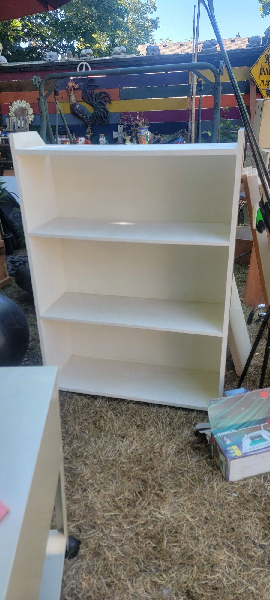 White Bookshelf